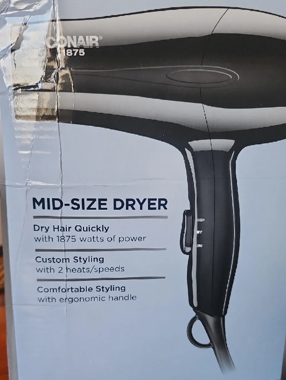 Conair  Grooming Hair Dryer & Curling Iron Set - Black and Gold - Picture 6 of 6